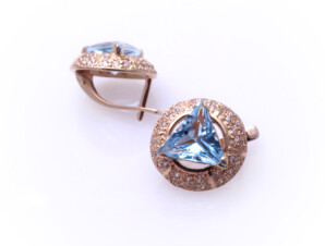 Серьги золотые